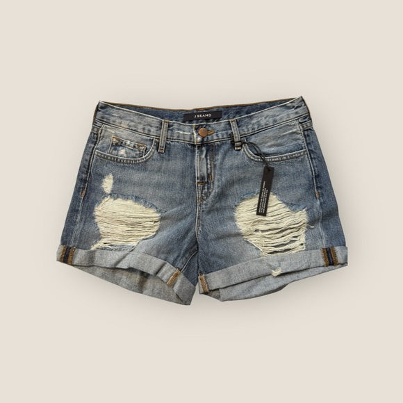 J Brand | Distressed Denim Shorts | Size 25 | NWT (Runs Big) - Picture 5 of 12